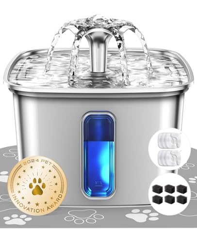 Innovation Award Winner Stainless Steel Cat Water Fountain