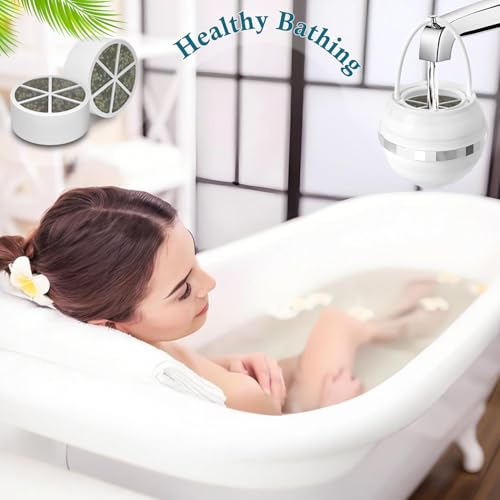 Bath Filter Compatible with SHLLKTTRY&JUSTOWE&NIROKET&CUOLL&Fitespot Bath Ball Replacement Cartridge