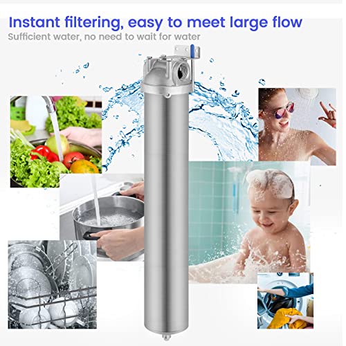 NSF ANSI 42 Stainless Steel Whole House Water Filter Housing