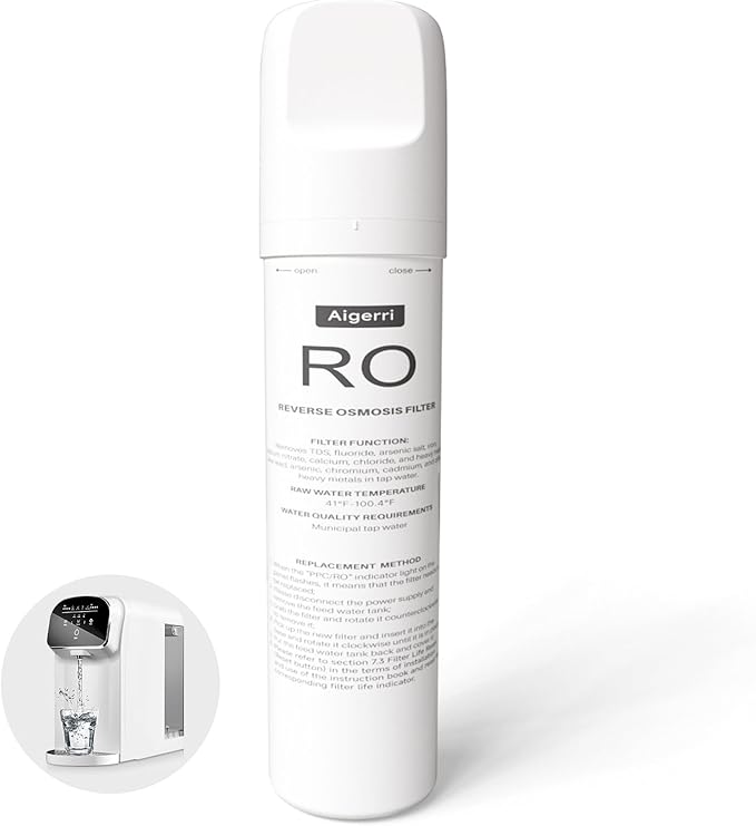 RO Filter Replacement Cartridge, Quick Changes & No Installation Required, 120-210 Days Replacement Cartridge