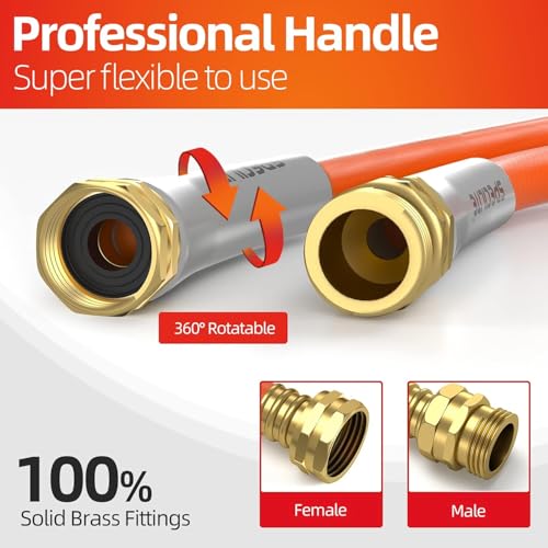 Garden Water Hose 100 ft x 3 (100 Foot)