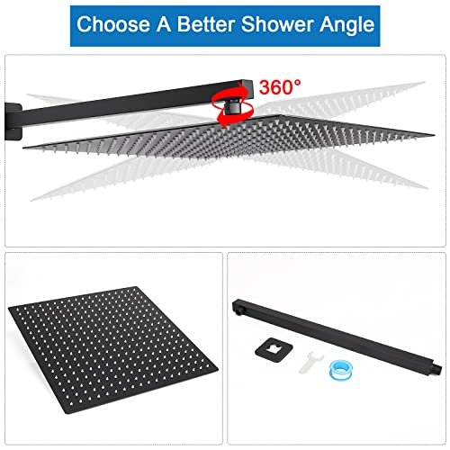 Shower Head with Extension Arm