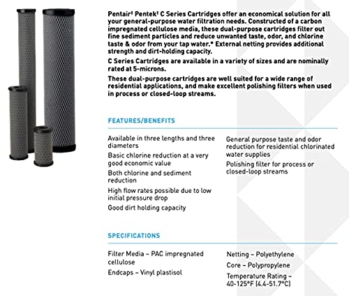 Pentair Pentek C1 Carbon Water Filter Cartridge