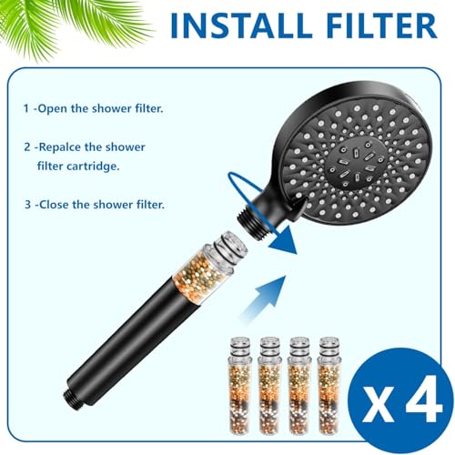 Filter Compatible with SR SUN RISE 9Spray Shower Handheld
