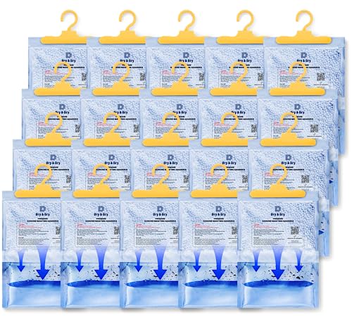 20 Pack Moisture Absorbers for Home (20 Count)