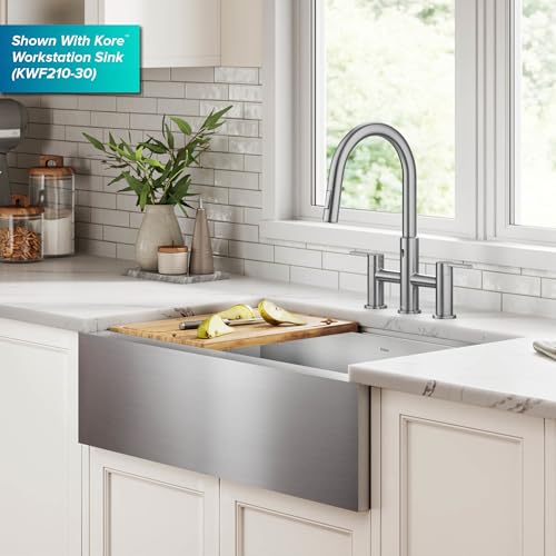 Oletto Touchless Sensor Bridge Kitchen Faucet with Pull