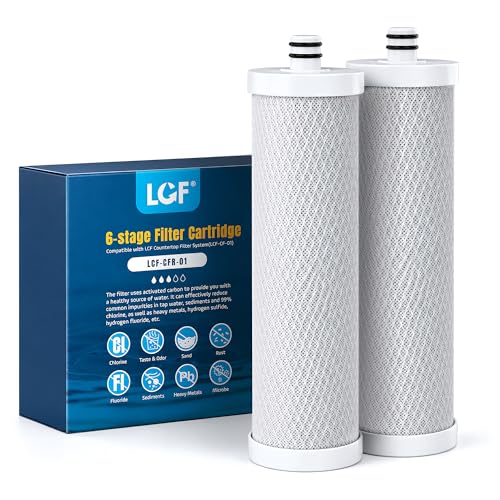 Upgraded] LCF Countertop Replacement Filter (2 Count)