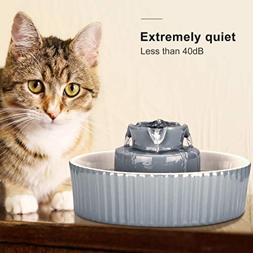 Ceramic Cat Water Fountain