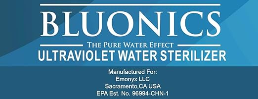 Bluonics 100-120V UV Ballast for 55W 12 GPM Ultraviolet UV Light Water with Green & Red Indicator- 4 Prong