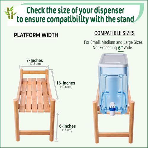 Water Filter Dispenser Stand