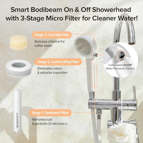 Filtered Handheld Shower Head with Vitamin C (16 Ounce)