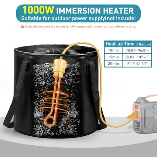 Portable Hot Shower for Camping Shower Tent Kit