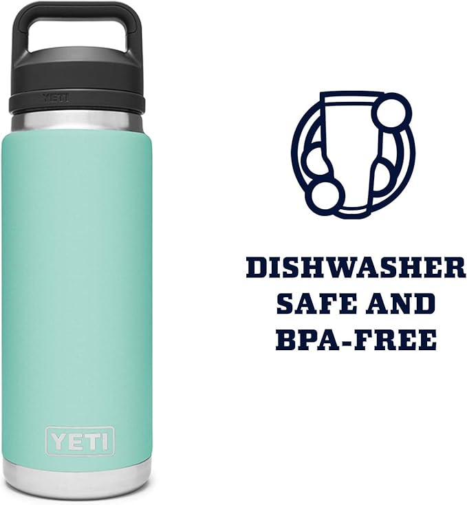 YETI Rambler 36 oz Bottle, Vacuum Insulated, Leakproof, Stainless Steel with Chug Cap