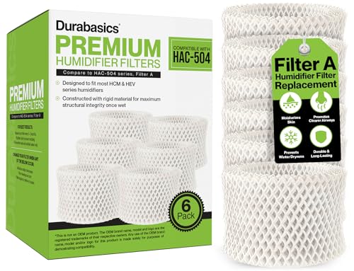 6 Pack of Premium Humidifier Filters Compatible with Honeywell Humidifier Filters HAC (4 Count)