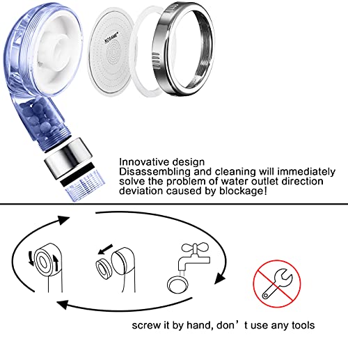 Shower Head with Hose and Bracket