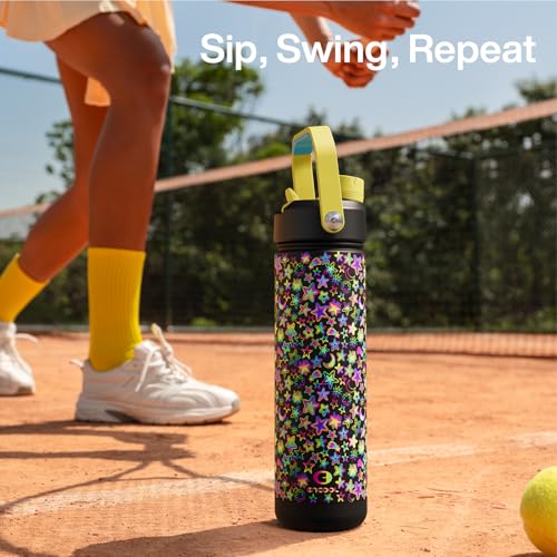 Insulated Water Bottle with Straw Stainless Steel Water Bottle