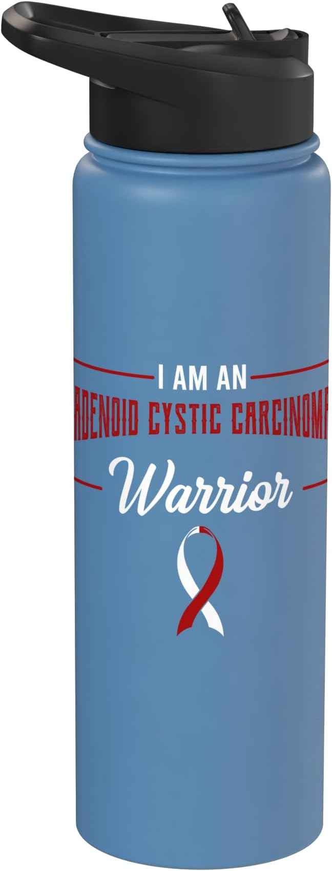 I Am A Warrior Adenoid Cystic Carcinoma ACC Adenoidcystic Stainless Steel Insulated Water Bottle