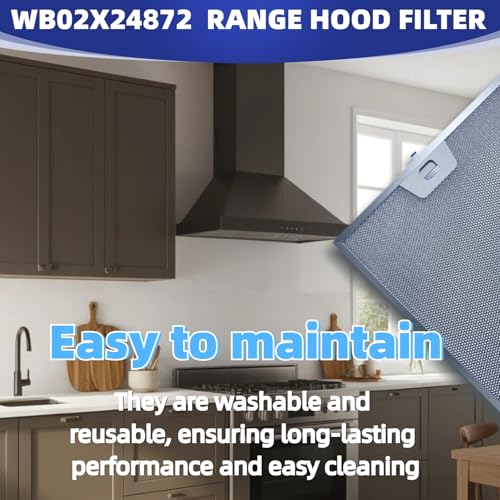 WB02X24872 Range Hood Grease Filter 11 (2 Count)
