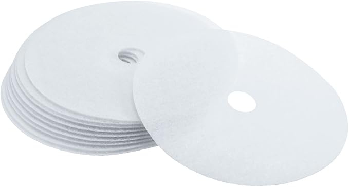 MECCANIXITY Universal Cloth Dryer Exhaust Filter, Cotton 235x31mm White for Clothes Dryer Filter Replacement Pack of 10