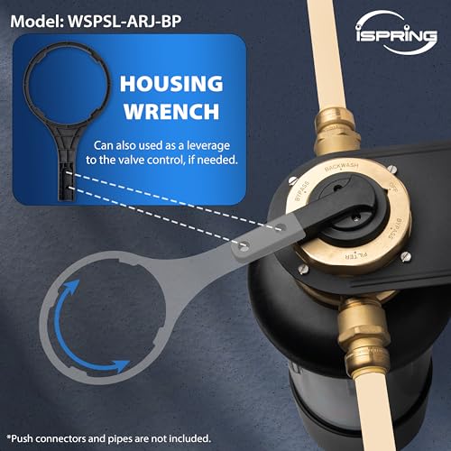 WSP50SL-ARJ-BP Jumbo Whole House Water Filtration System, 50 Micron