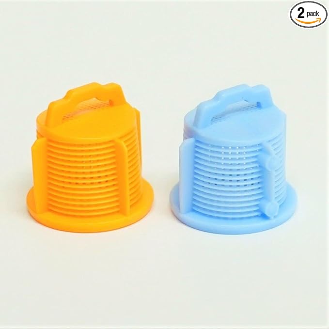 AGM73269501 Water Inlet Valve Filter Screen Compatible for LG Kenmore Washing Machine Hose Inline Filter. Replacement Part Numbers AP5202486 1810261, AH3618281, EA3618281, PS3618281 (2Pack) - AquaVibe