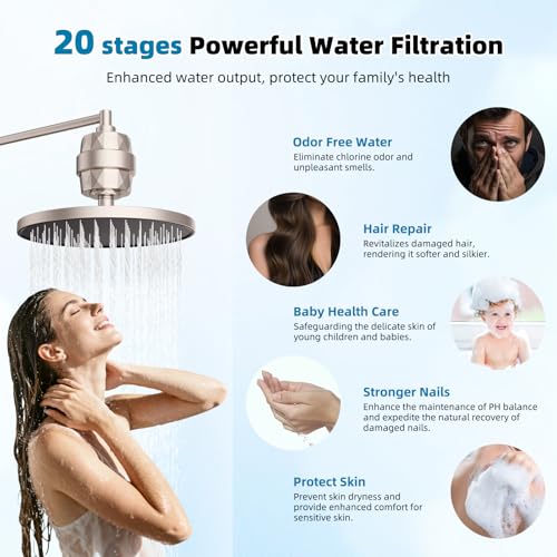 Upgraded High Output 20 Stage Showerhead Filter