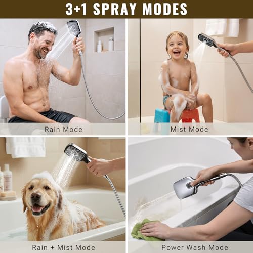 13 Inch Rainfall Shower Head with Handheld Combo
