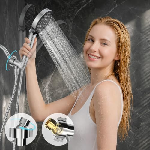 High Pressure Filtered Handheld Shower Head 9 Spray（1 filter）