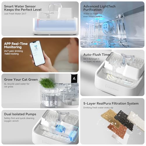 Automatic Cat Water Fountain 10L