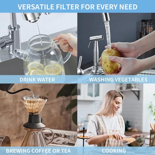 4 Pack Faucets Filters Cartridge (4 Count)