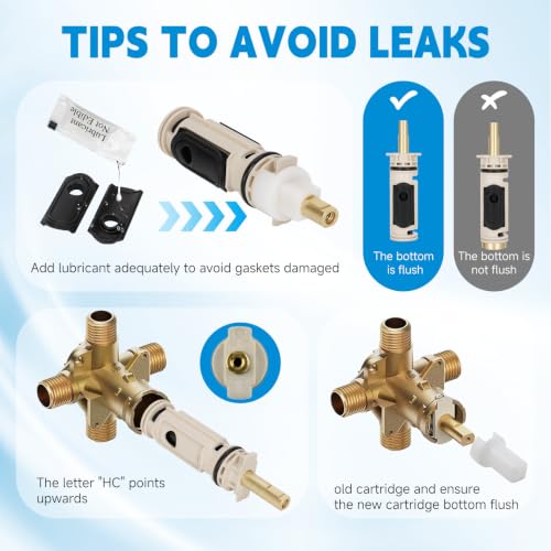 Shower Cartridge Kit Replacement for Moen 1222