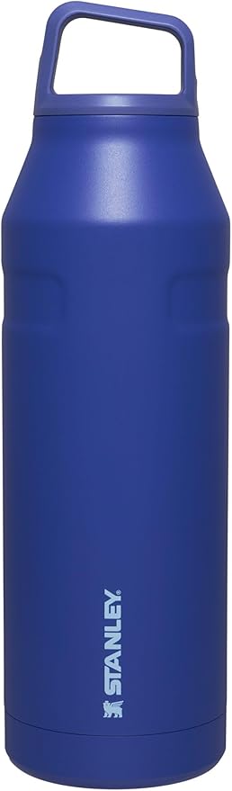 Stanley IceFlow Cap and Carry Water Bottle | Wide Mouth Twist Lid | Lightweight & Leakproof for Travel & Sports | Insulated Stainless Steel | BPA-Free