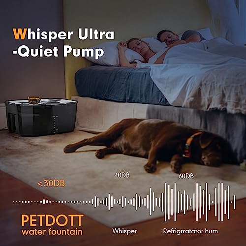 Dog Water Fountain Water Pump Water Fountain for Large Dogs