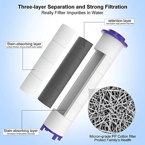 12 Pieces Hydro Jet Shower Head Filter (12 Count)