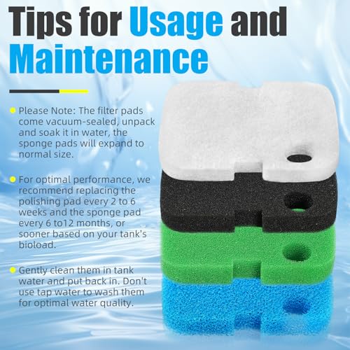 Replacement Canister Filter Pads Compatible with Cascade 700