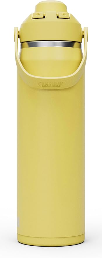 CamelBak Thrive Chug Insulated Stainless Steel Water Bottle Yellow Bloom, 25oz
