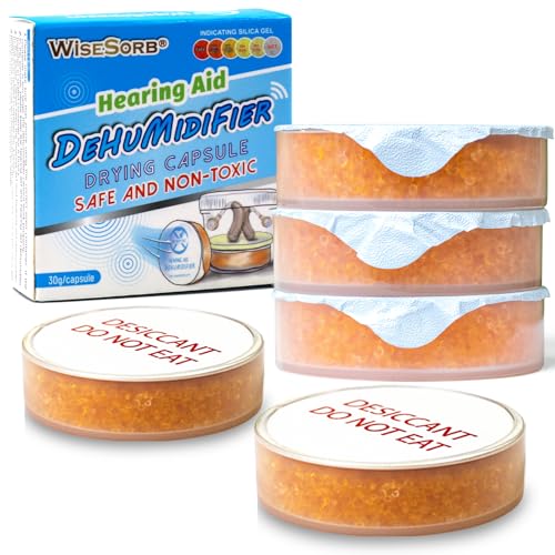 30 Gram 5 Packs Silica Gel Desiccant Canister