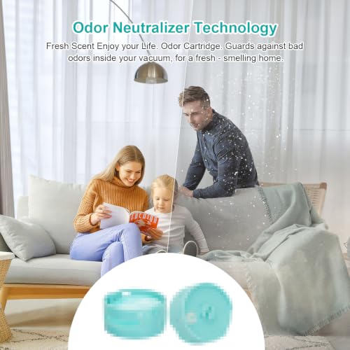 HZ3002 Filter Replacement & Odor Neutralizer Cartridge for Shark HZ3002 HZ3000 HZ4001AMZ HZ4002 Stratos Ultralight Corded Stick Vacuum Cleaner