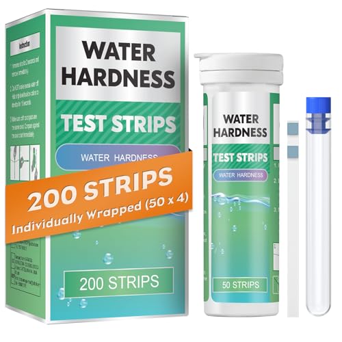 200 Strips Hard Water Test Kit for Calcium & Magnesium