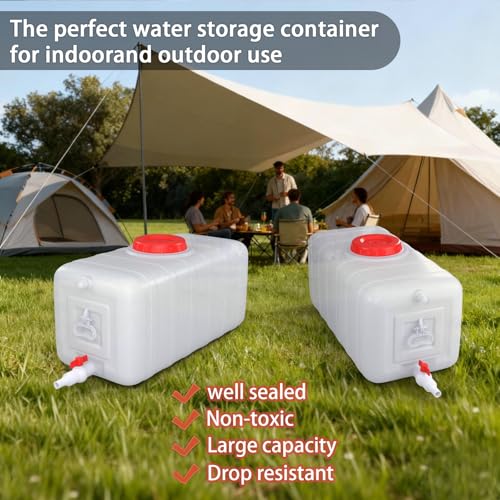 13Gallon 50L Water Storage Tank with Spigot