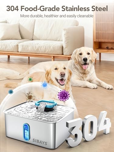 4Gal 15L Large Dog Water Fountain