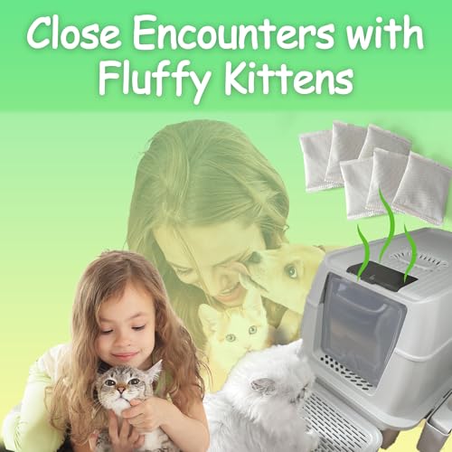 Activated Charcoal for OKSOTY Stainless Steel Cat Litter Box (6 Count)