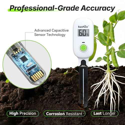 Smart Digital Wireless Plant Moisture Meter Houseplant Indoor