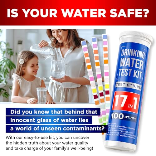 All New 21 in 1 Drinking Water Testing Kit Strips (120 Count)