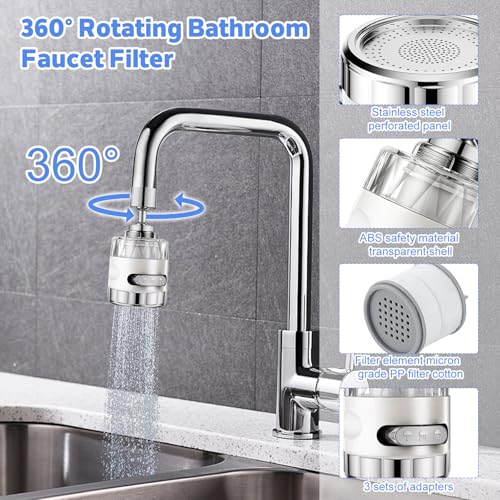 3 Pack Sink Water Filter Faucet (3 Count)