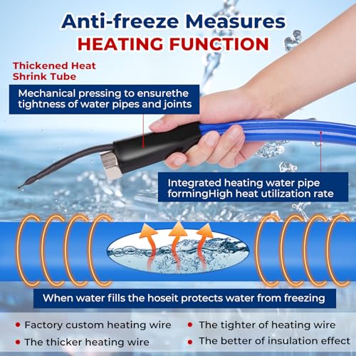 15FT Heated Water Hose for RV