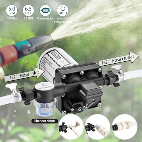 RV Water Pumps Pressure Pump 115V AC with Pressure Switch