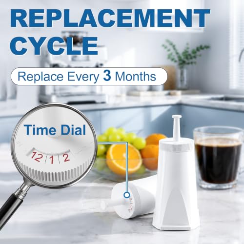 Replacement Water Filter for Breville Barista Touch Espresso Machine BES880 (6 Count)
