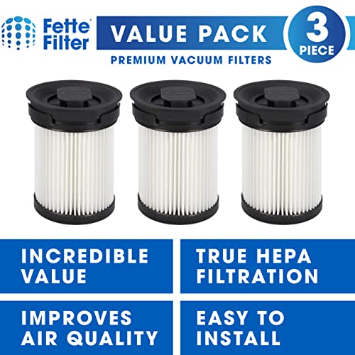 3 Pack Fine Dust Vacuum Filter Compatible with Miele TriFlex HX1 FSF Cordless Stick Vacuum Cleaners Series. (3 Count)