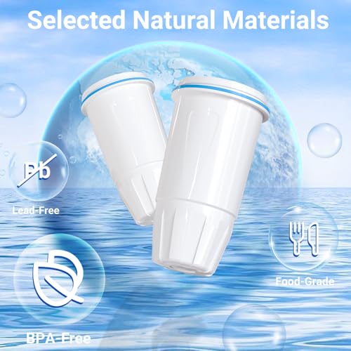 Water Filter Replacement for Zero Pitcher and Dispenser ZR (6 Count)